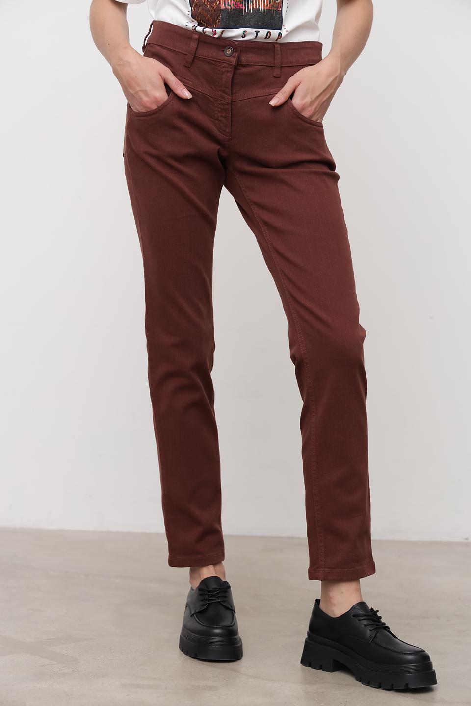 Джинсы Zerres терракотовые