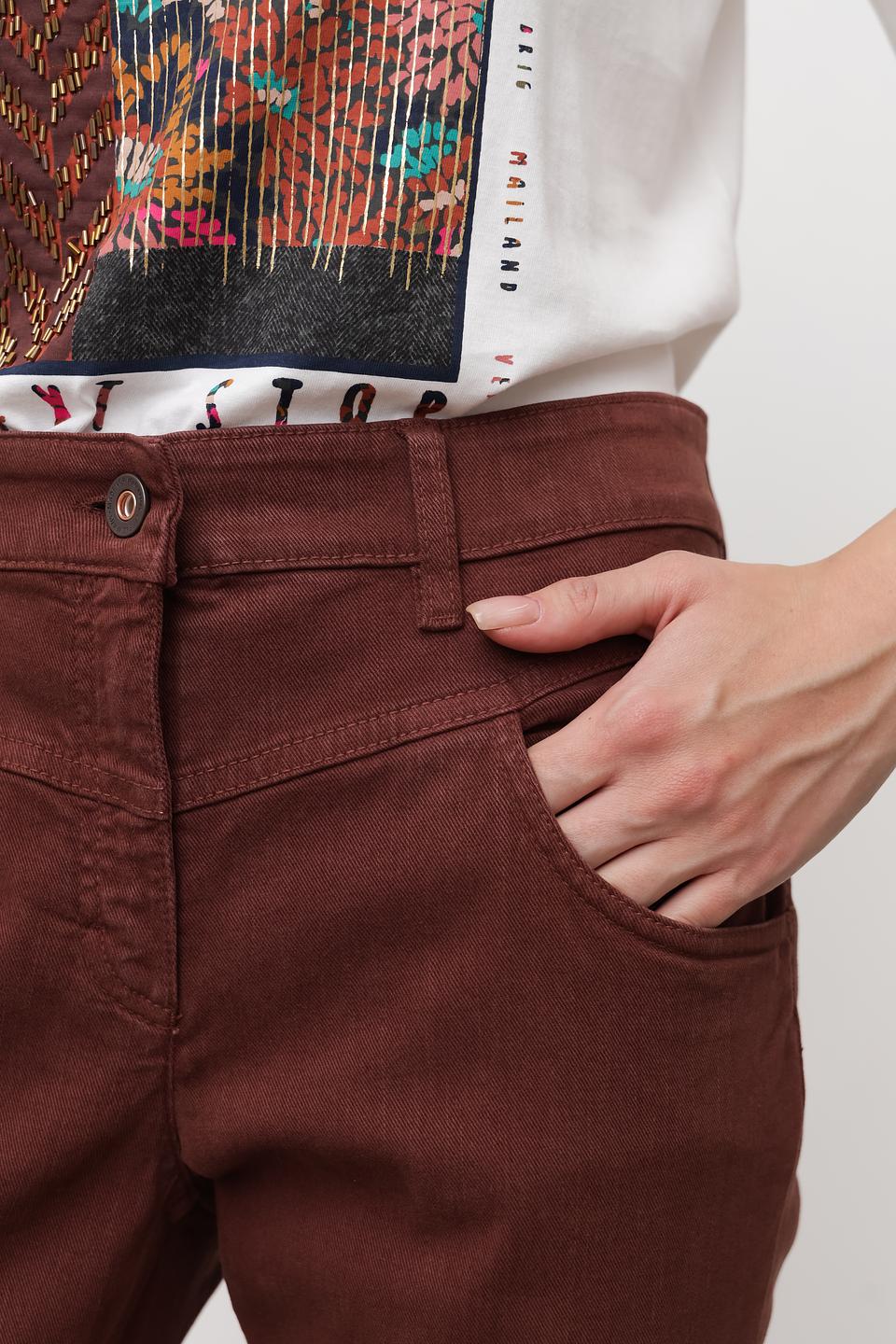 Джинсы Zerres терракотовые