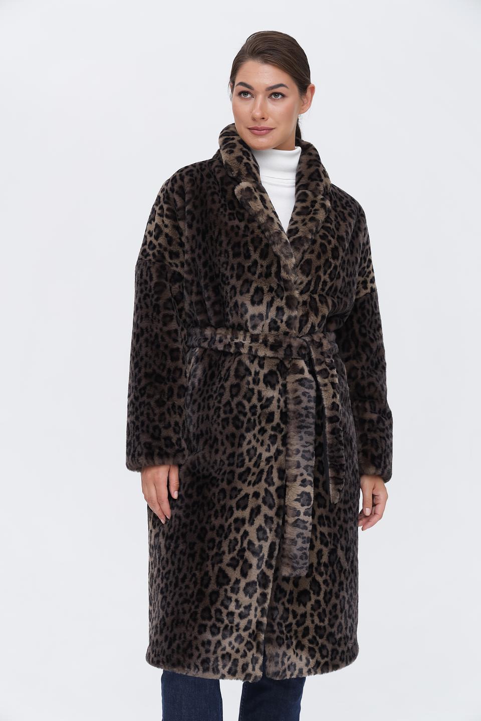 Пальто Electra style леопард