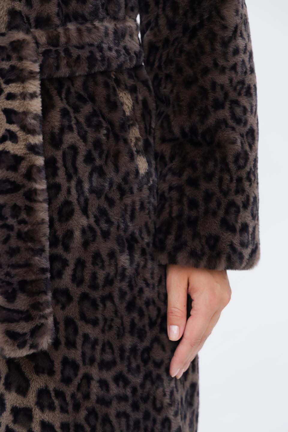 Пальто Electra style леопард