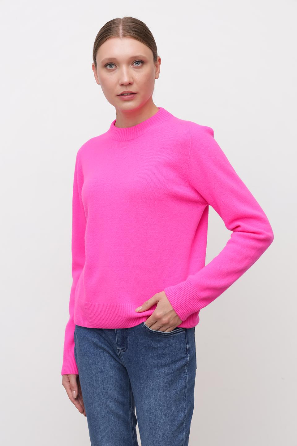 Пуловер Oui фуксия