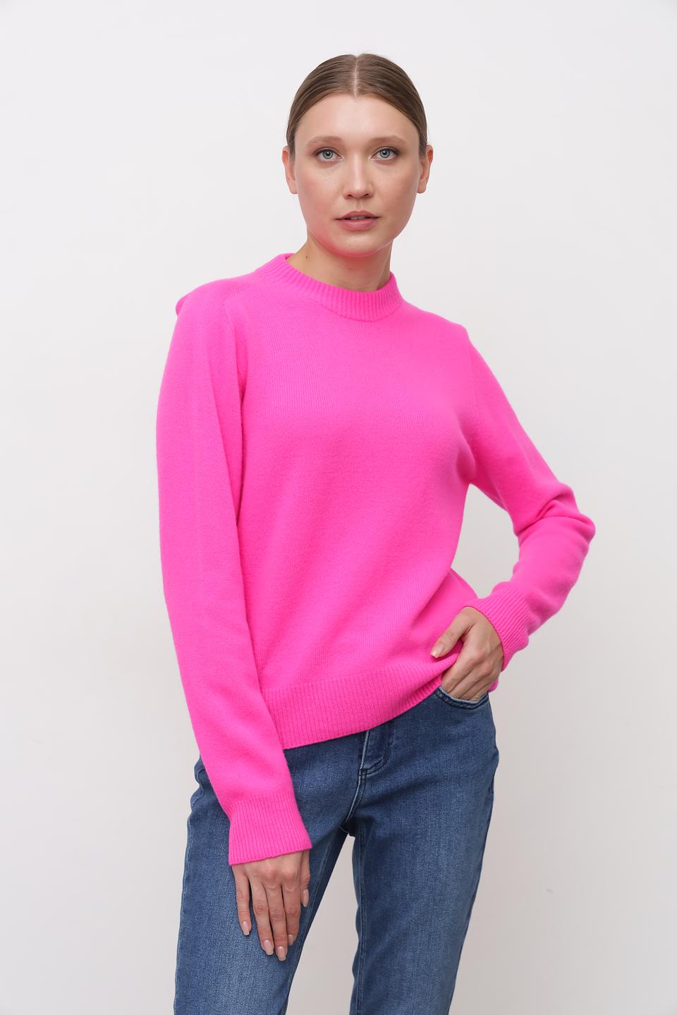 Пуловер Oui фуксия
