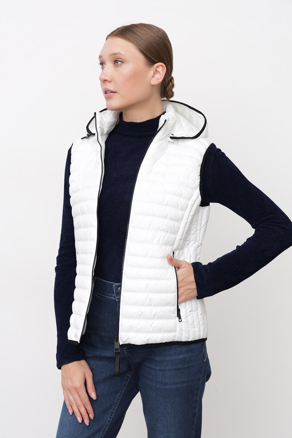 Жилет Lebek стеганый белый