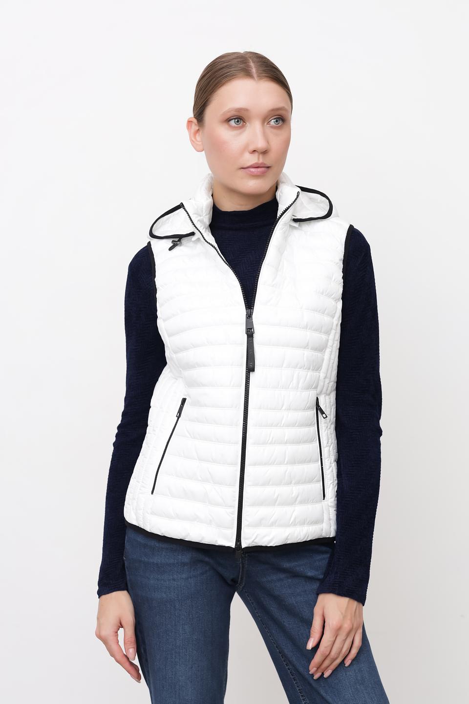 Жилет Lebek стеганый белый