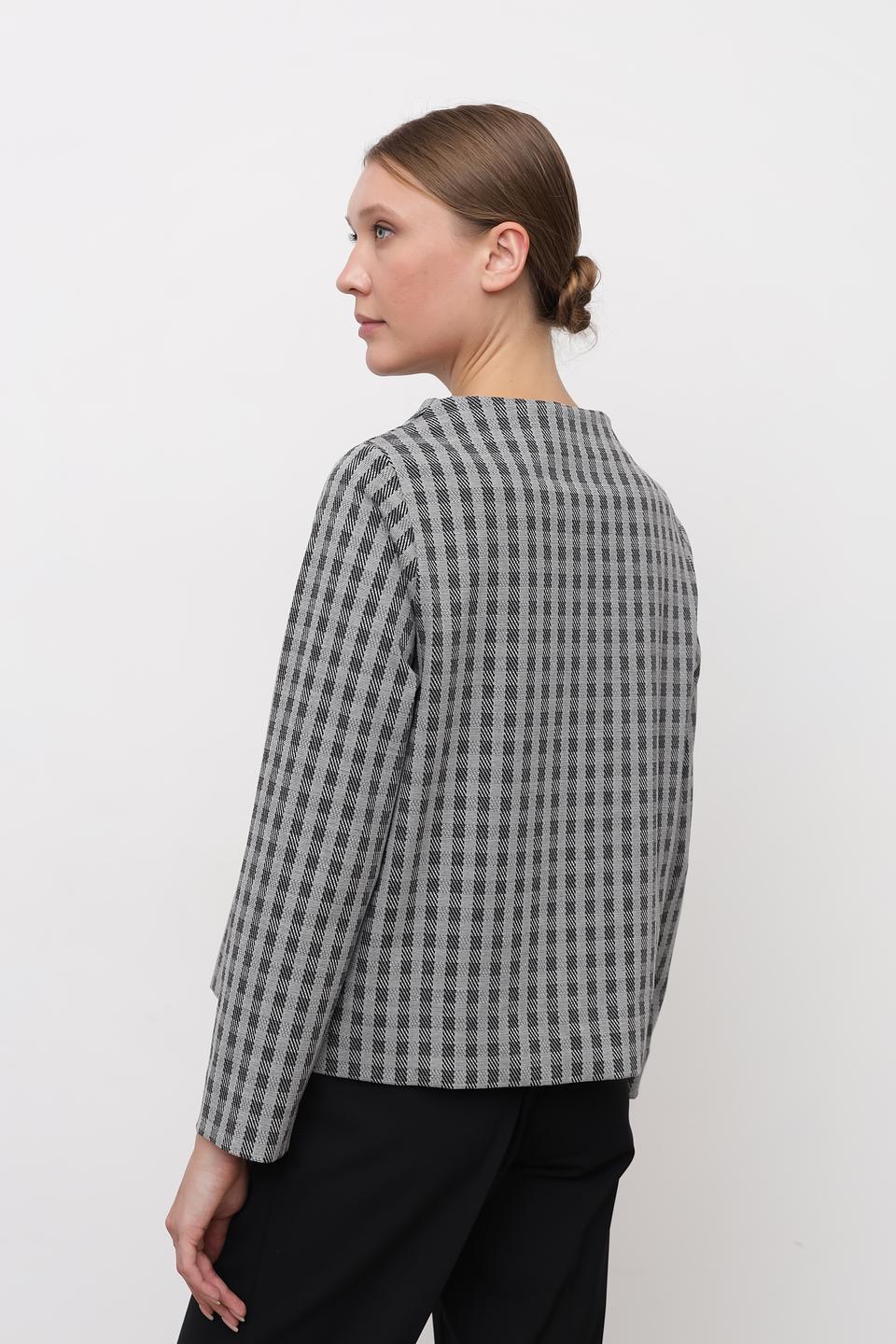 Пуловер Bianca в клетку