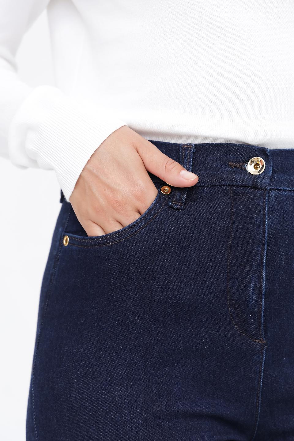 Джинсы Pezzo высокая посадка синие