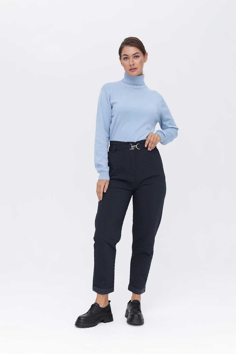 Брюки стеганые Pezzo темно-синие