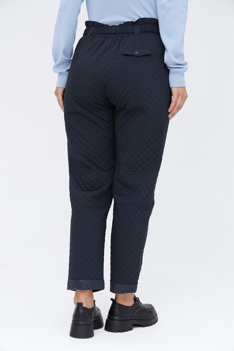 Брюки стеганые Pezzo темно-синие