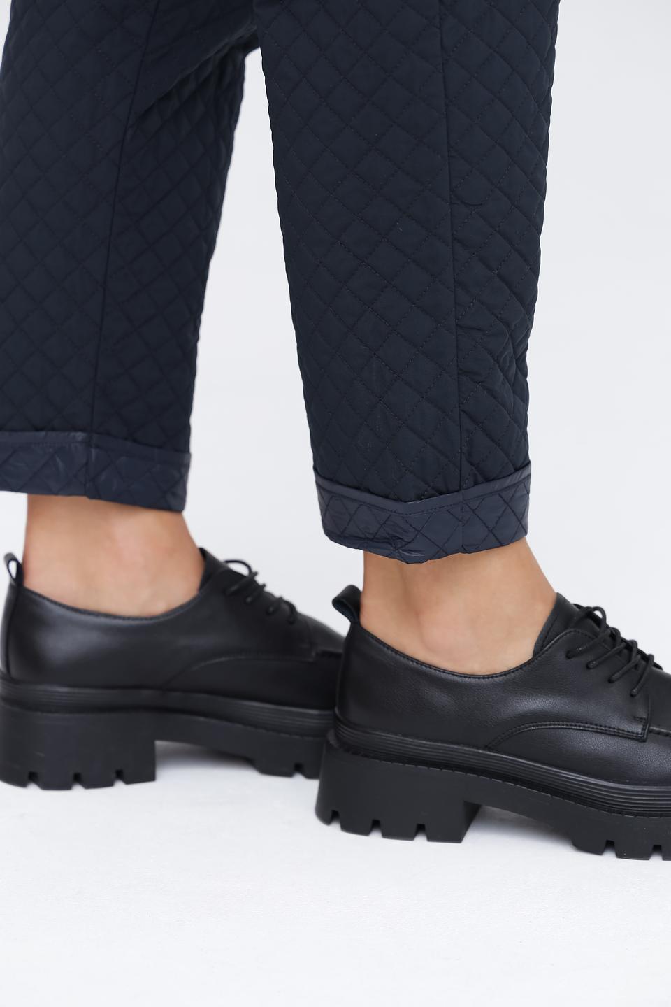 Брюки стеганые Pezzo темно-синие