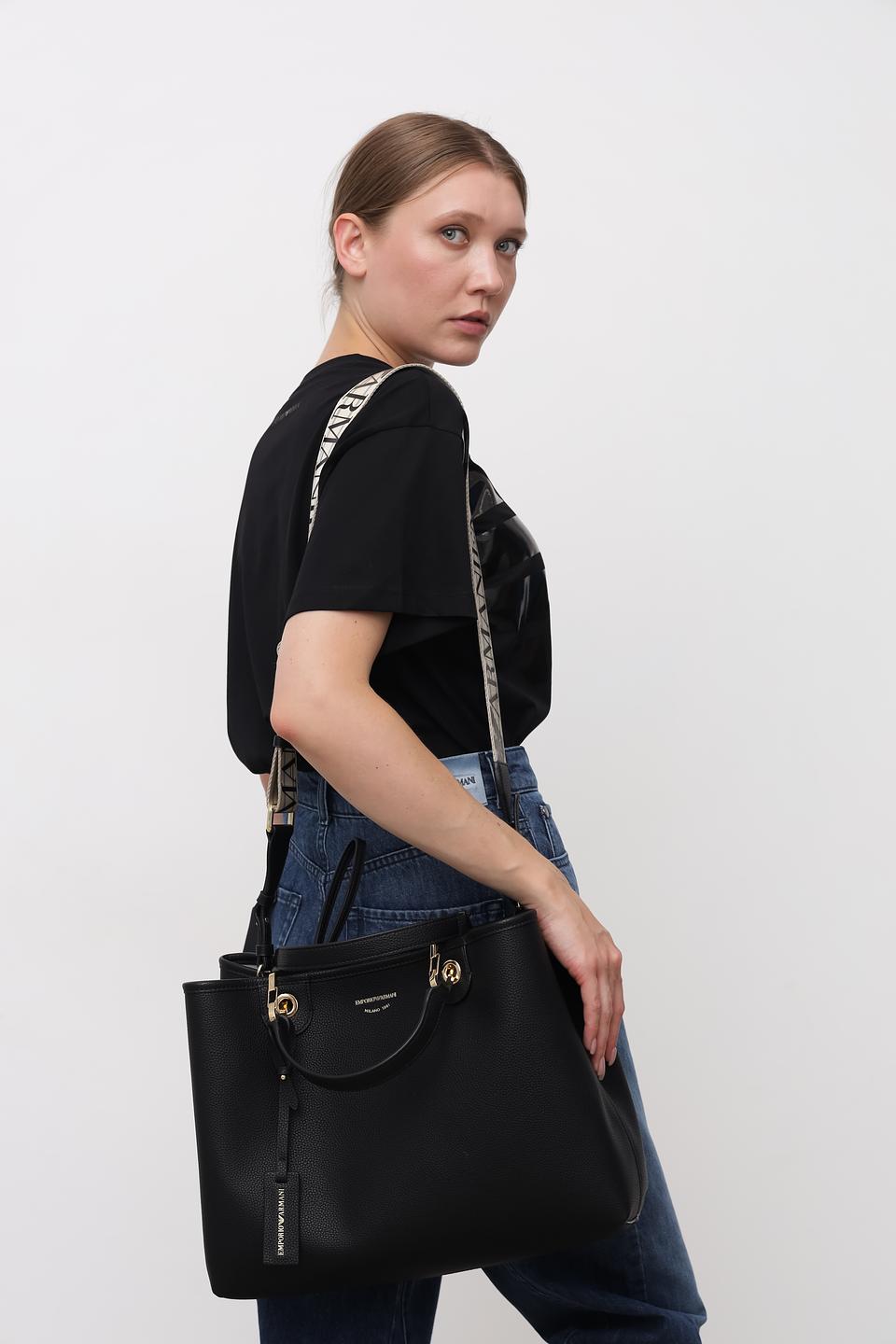 Сумка Emporio Armani женская чёрная