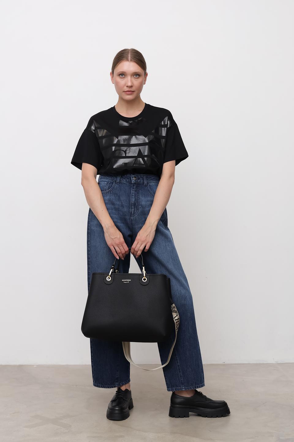Сумка Emporio Armani женская чёрная