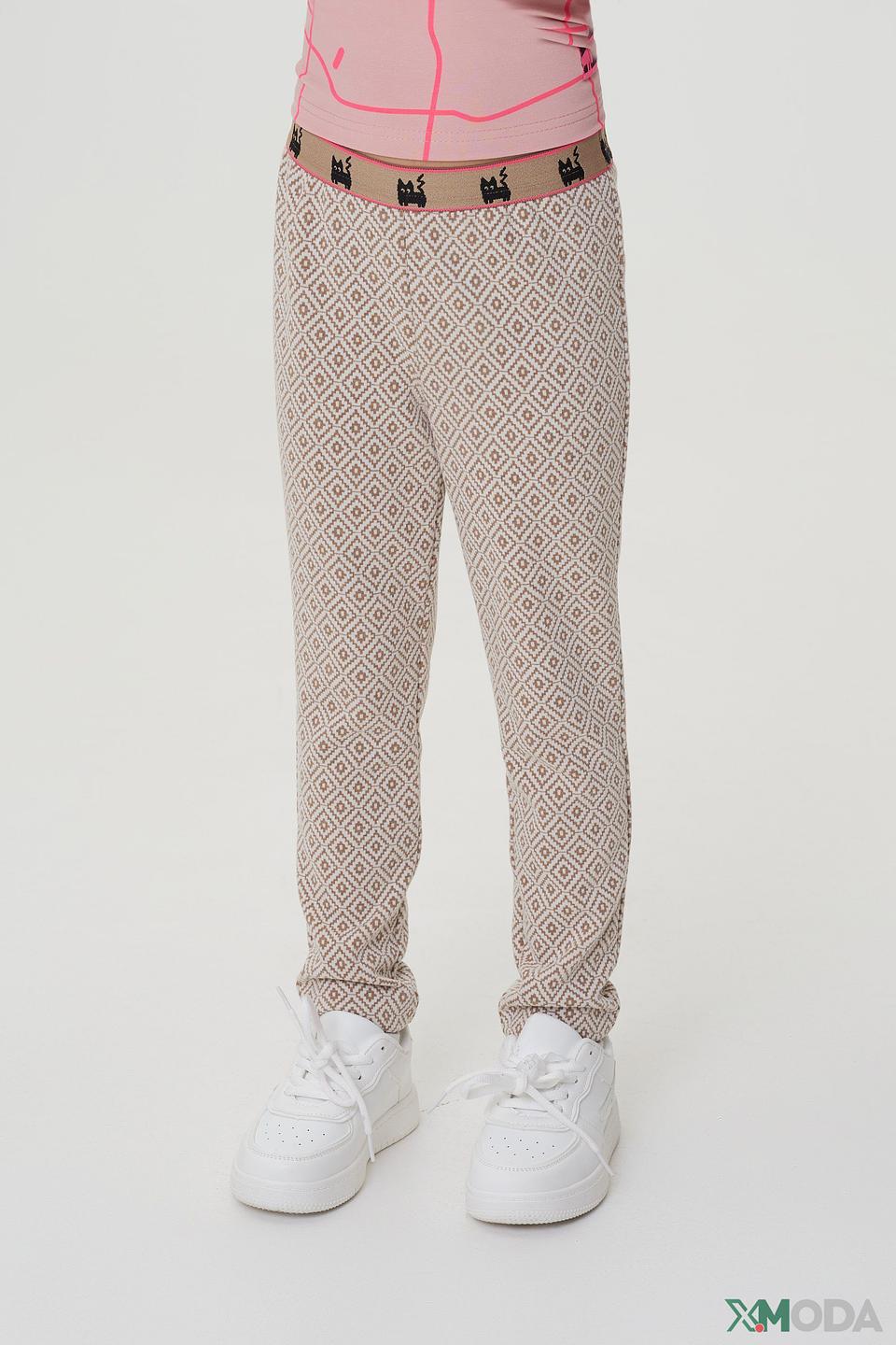 Джинсы Choupette дев. с принтом