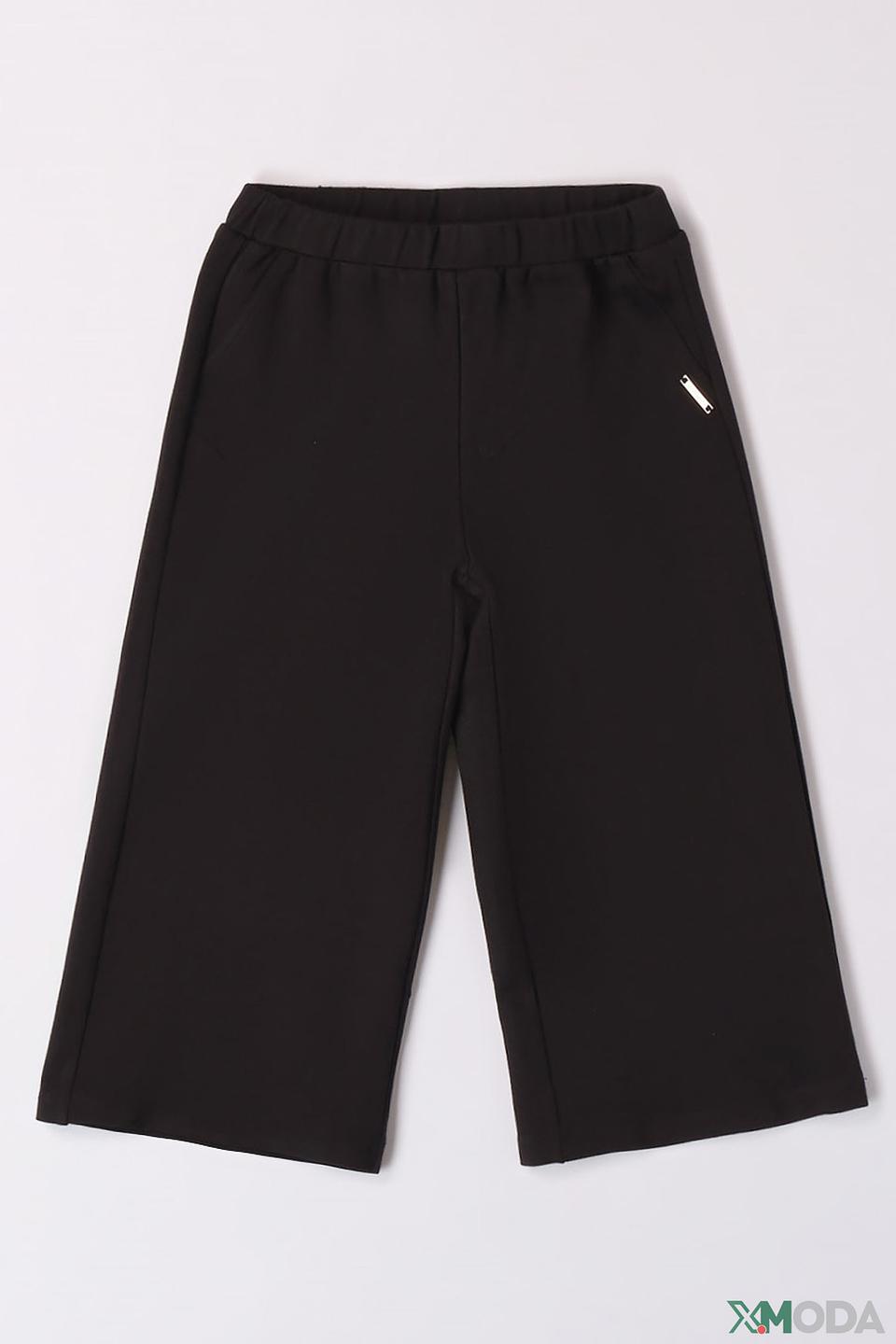 Брюки Sarabanda дев. кюлоты черные