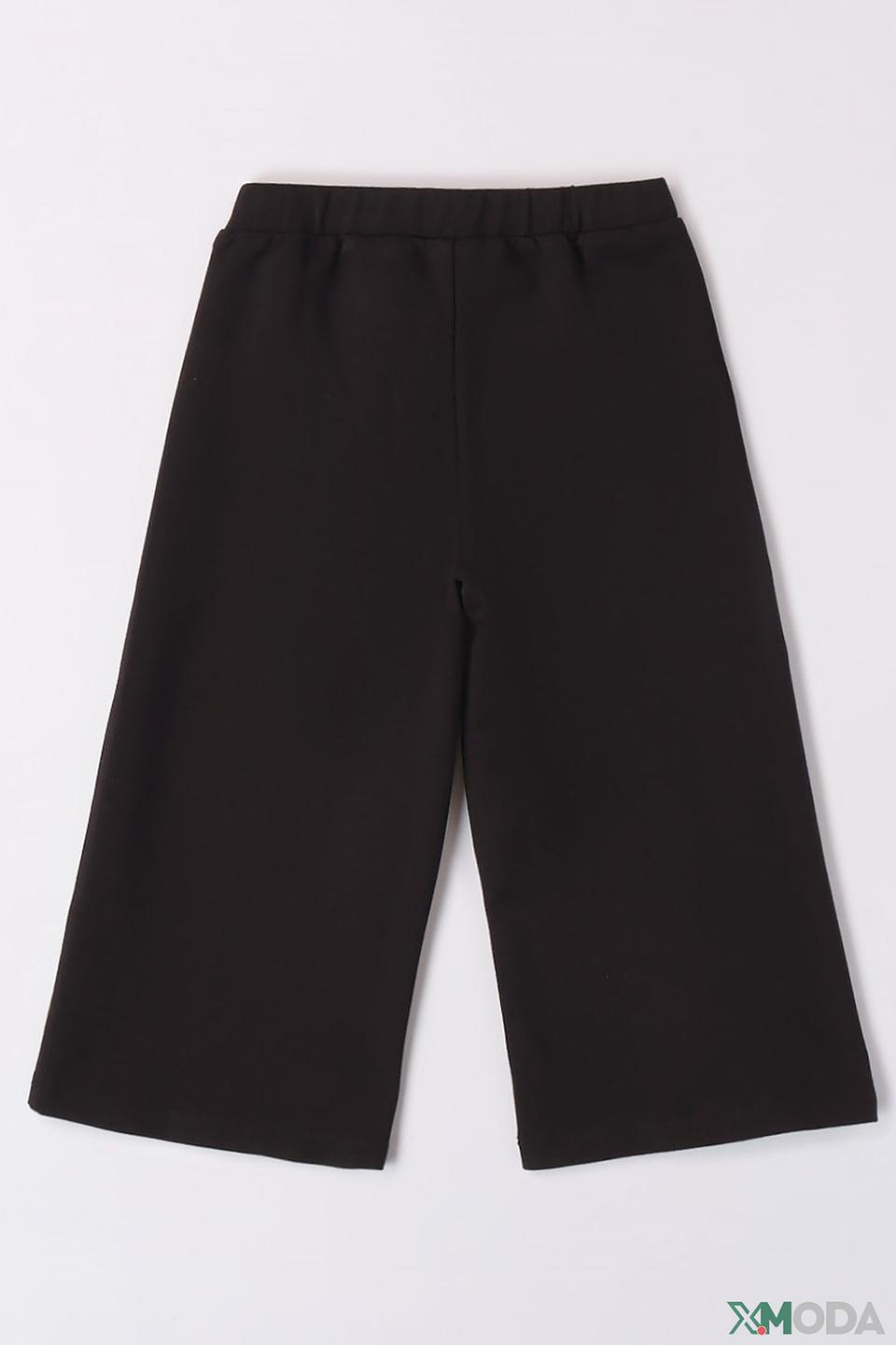 Брюки Sarabanda дев. кюлоты черные