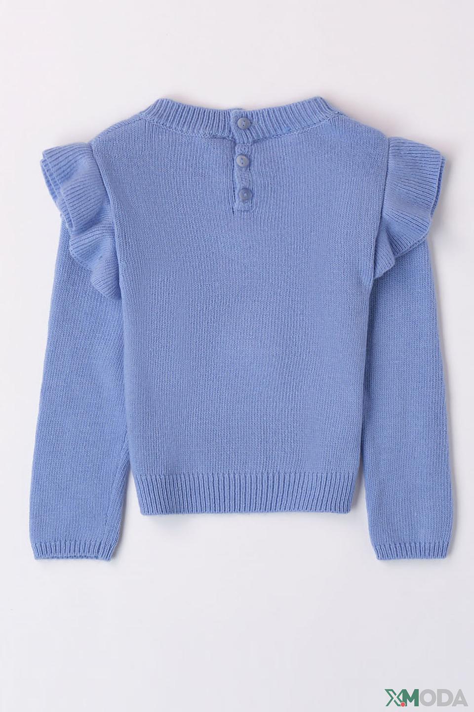 Джемпер Sarabanda дев. голубой с шариками