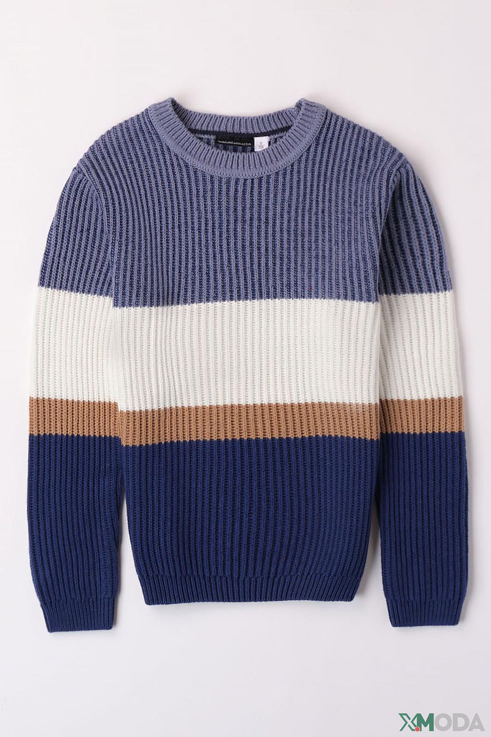 Джемпер Sarabanda полосатый синий