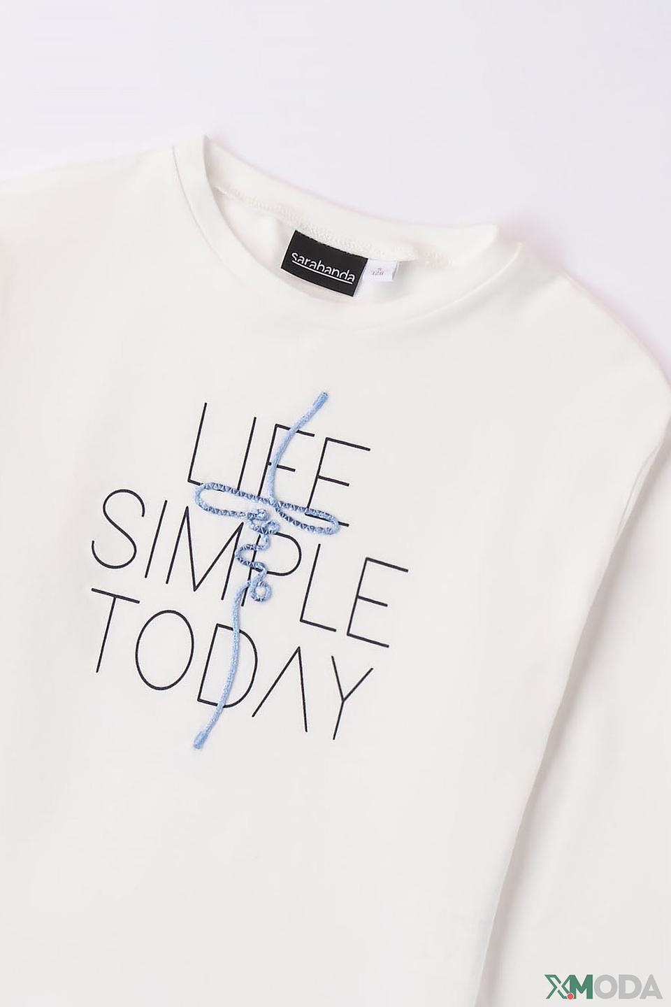 Джемпер Sarabanda дев. с принтом