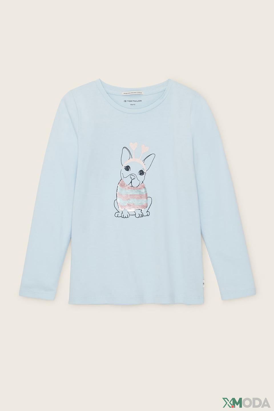 Лонгслив Tom Tailor дев. с щенком