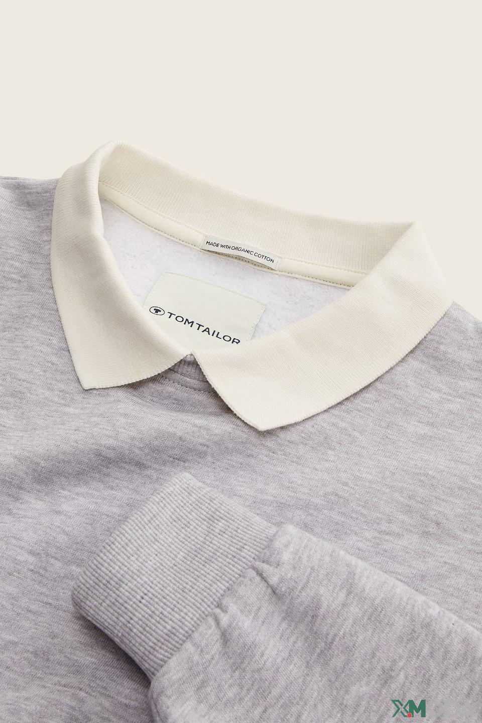 Свитшот Tom Tailor дев. с воротником