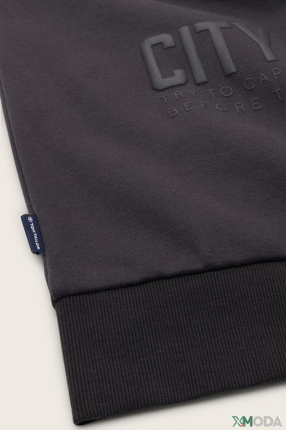 Свитшот Tom Tailor чёрный