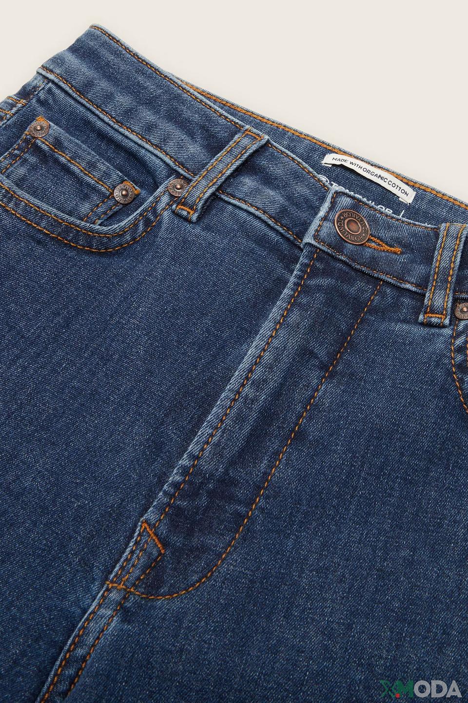 Джинсы Tom Tailor дев. прямые синие