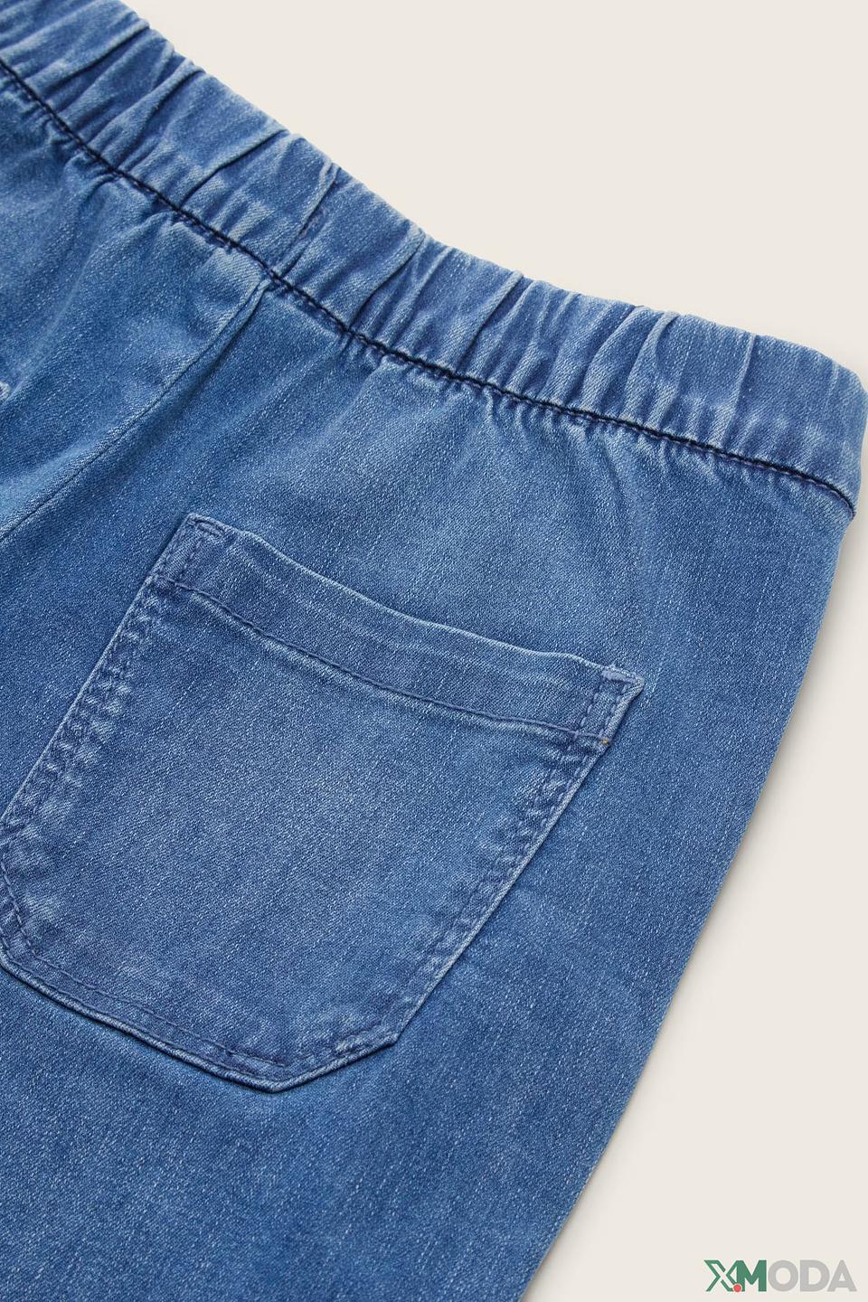 Джинсы Tom Tailor дев. кюлоты голубые