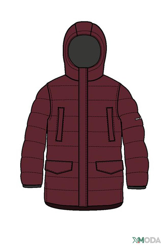 Куртка Pepe Jeans London бордовая