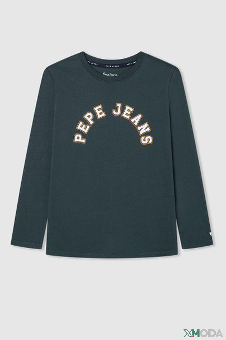 Футболка Pepe Jeans London зелёная