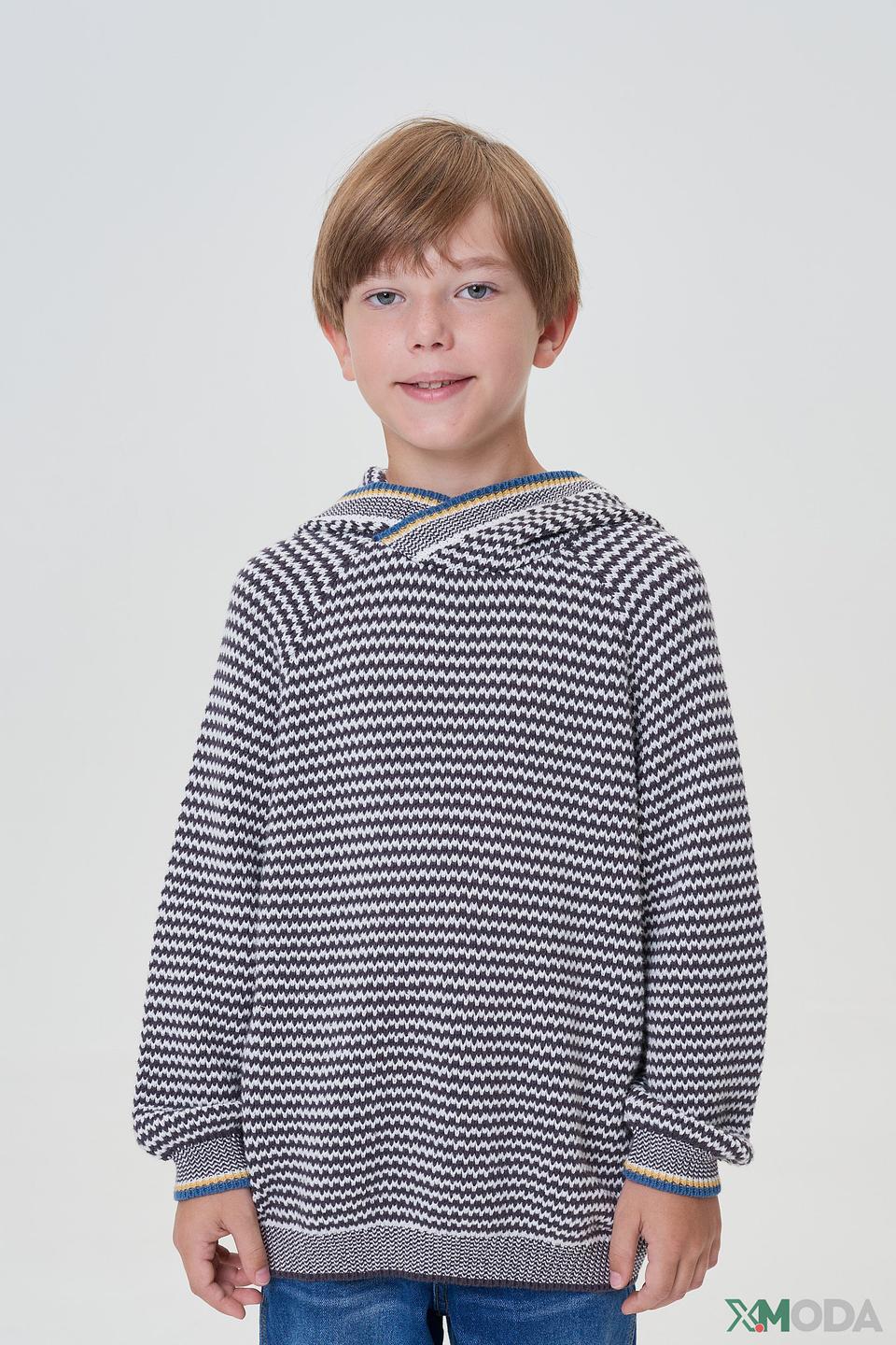 Джемпер Choupette с капюшоном бело-черный