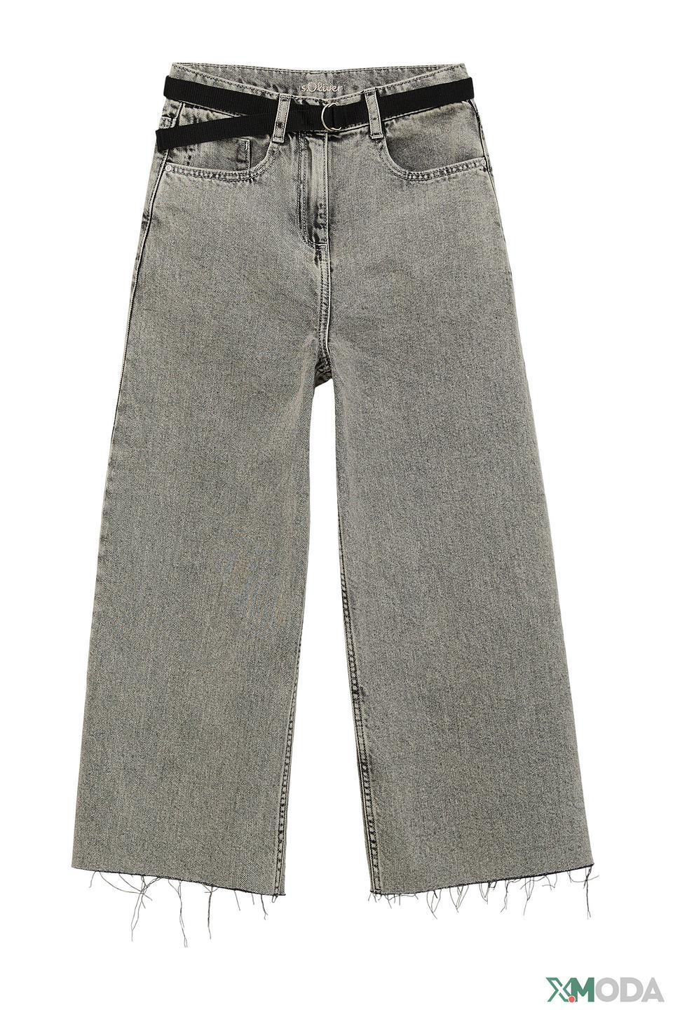 Джинсы s.Oliver серые кюлоты