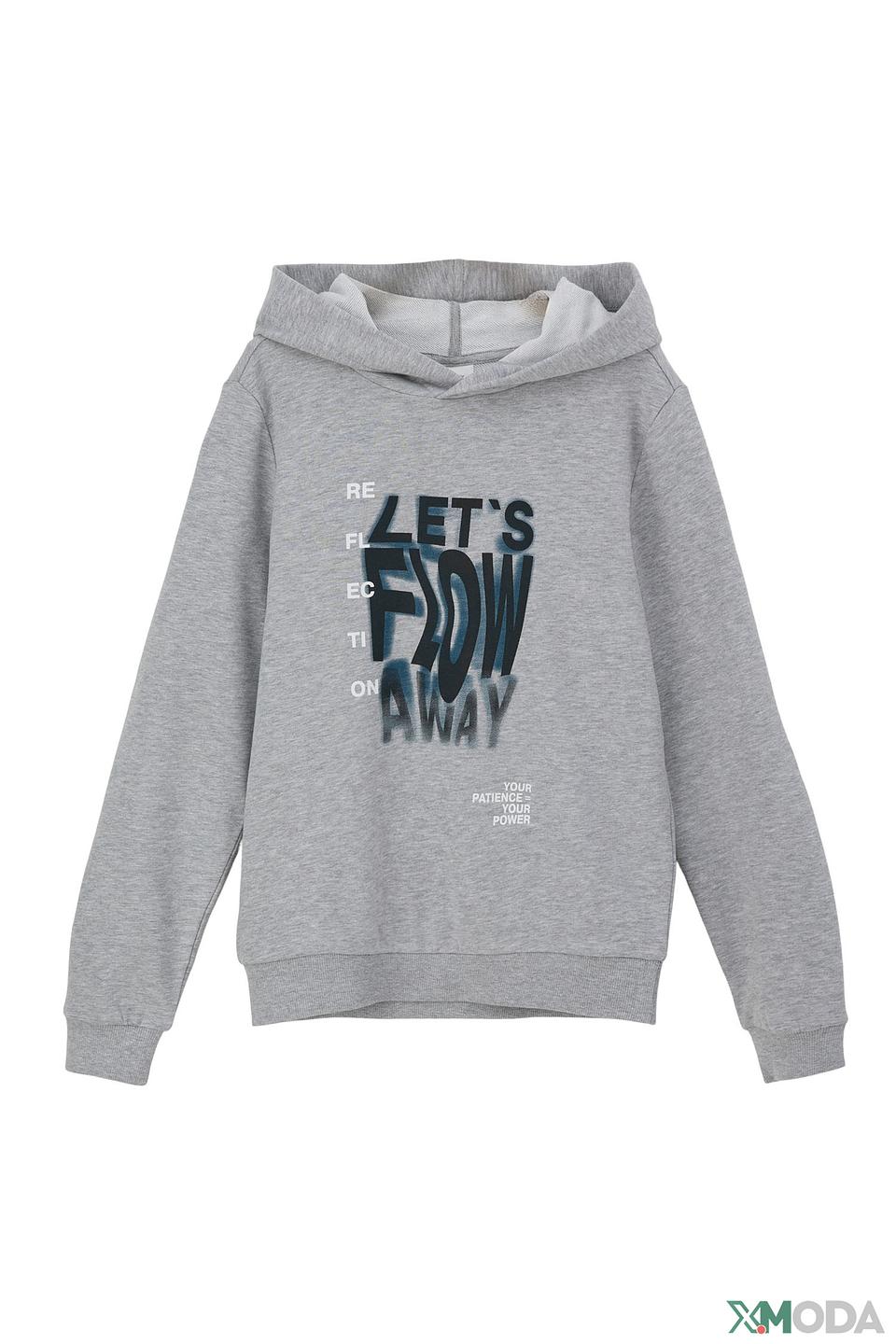 Джемпер s.Oliver серый с принтом