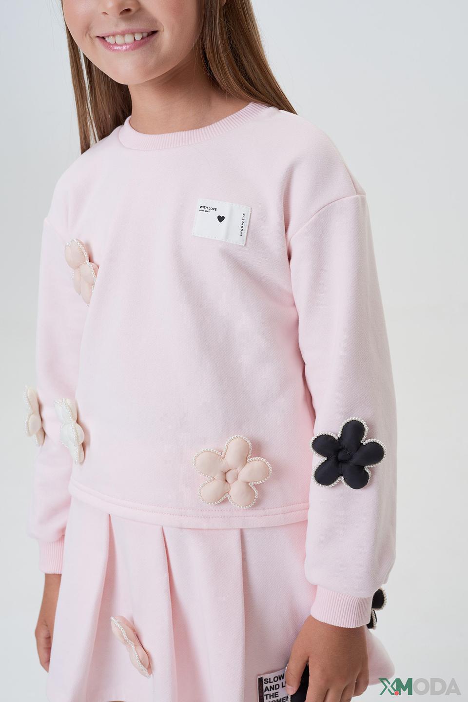 Джемпер Choupette дев. с цветами