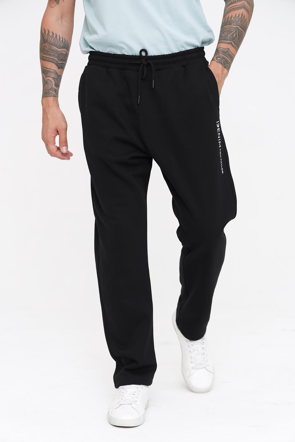 Спортивные брюки Tom Tailor denim чёрные