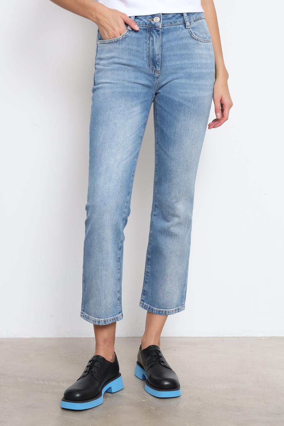 Джинсы Penny Black Grey с завышенной талией