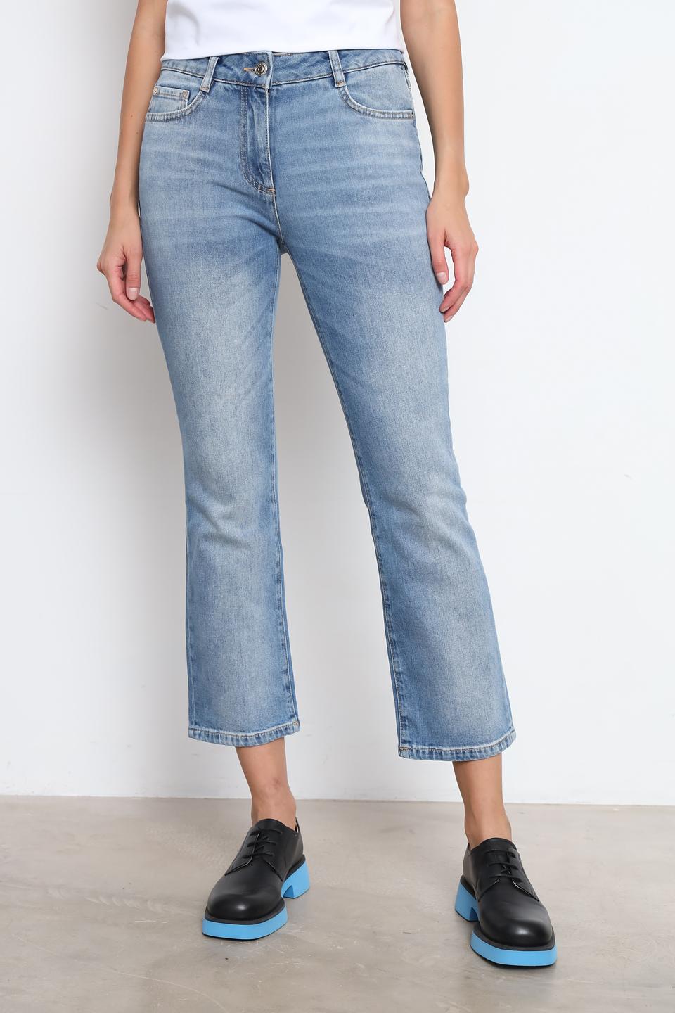 Джинсы Penny Black Grey с завышенной талией