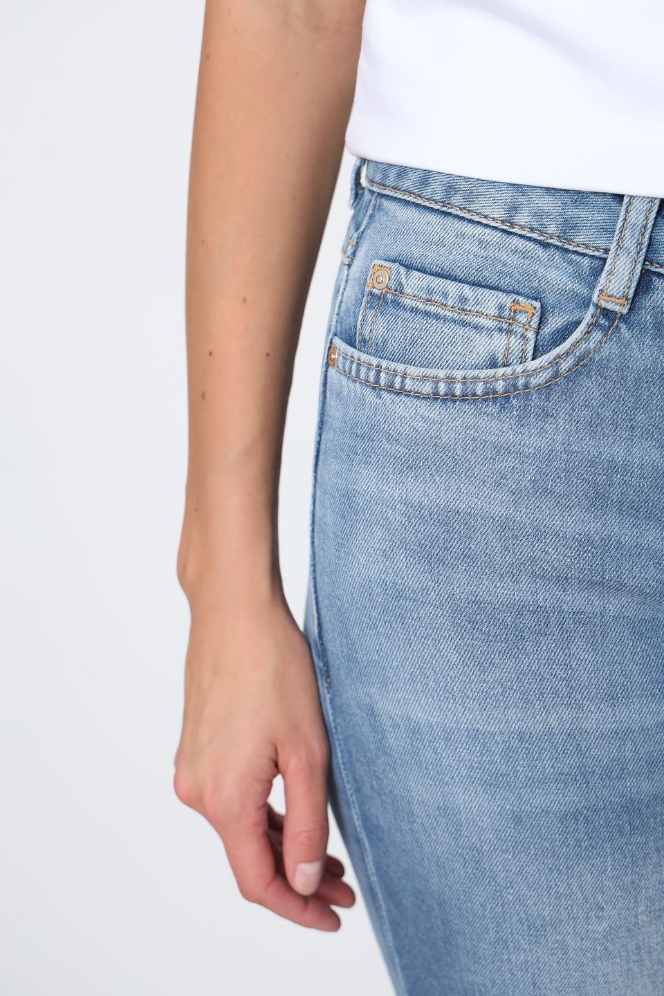 Джинсы Penny Black Grey с завышенной талией