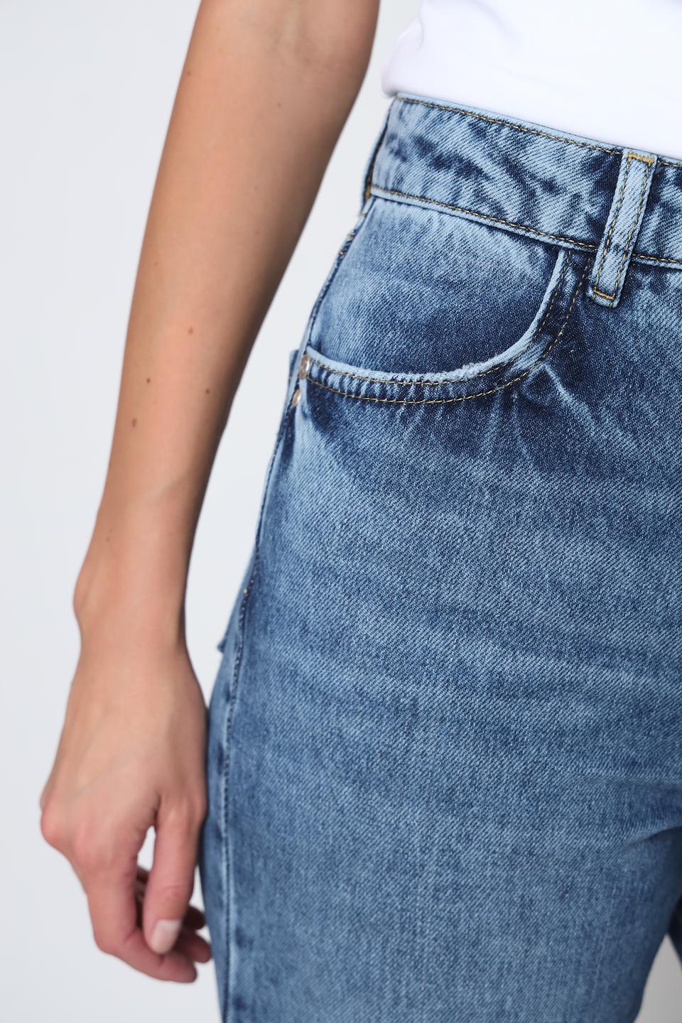 Джинсы Patrizia Pepe mom fit голубые