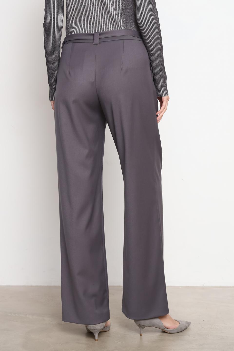 Брюки Patrizia Pepe серые широкие