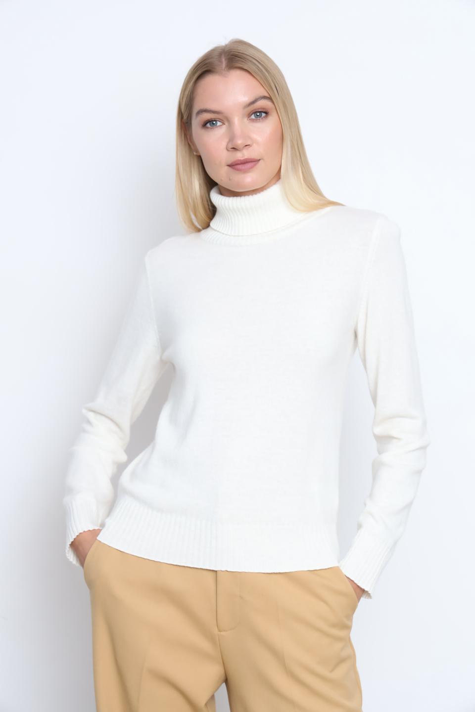 Водолазка Tricot Chic молочная