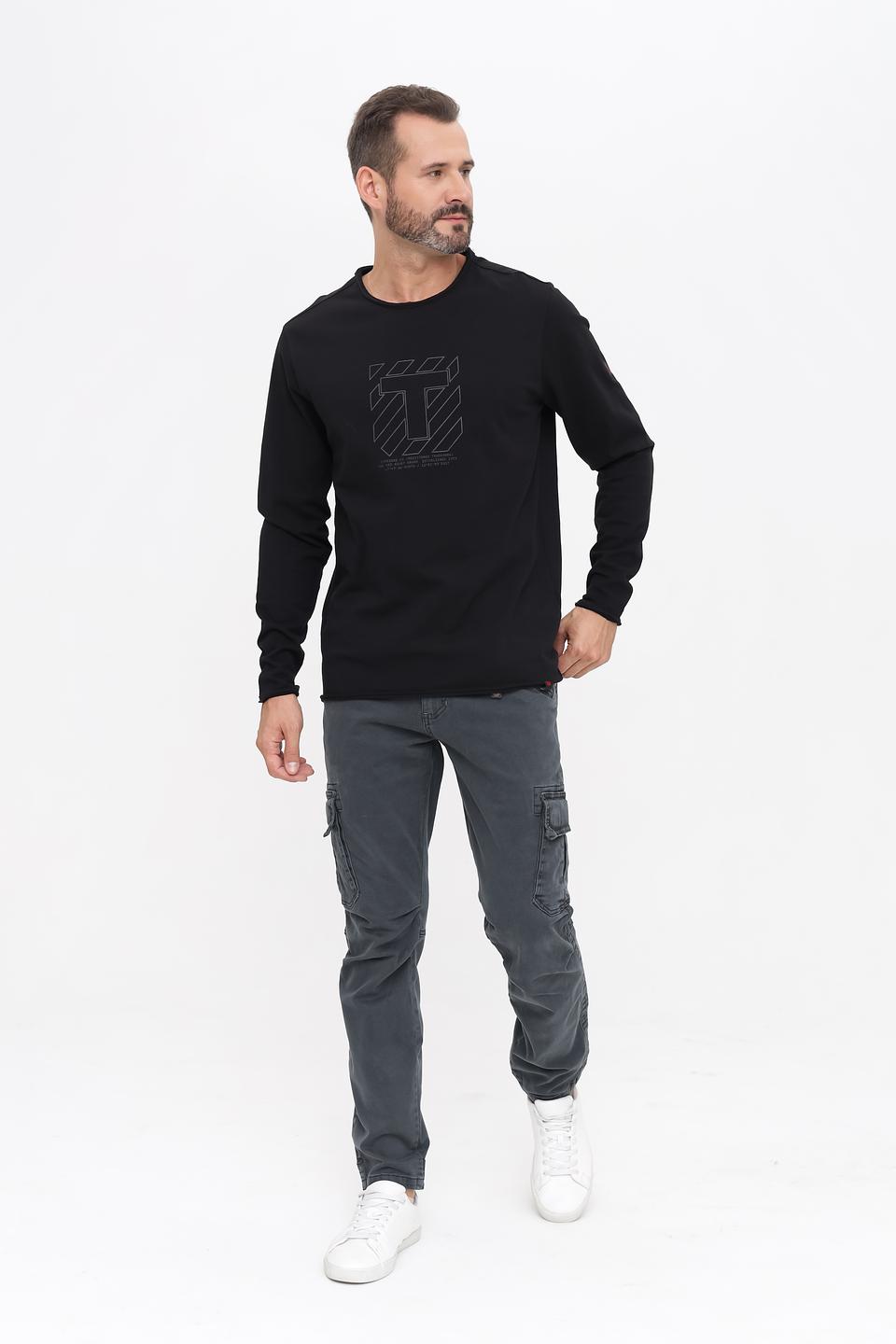 Лонгслив Time Zone с логотипом