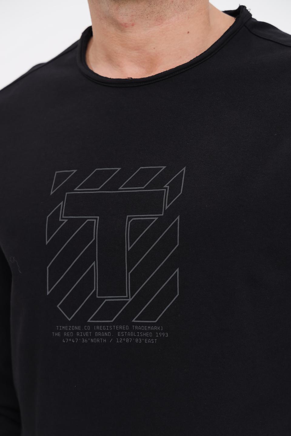 Лонгслив Time Zone с логотипом