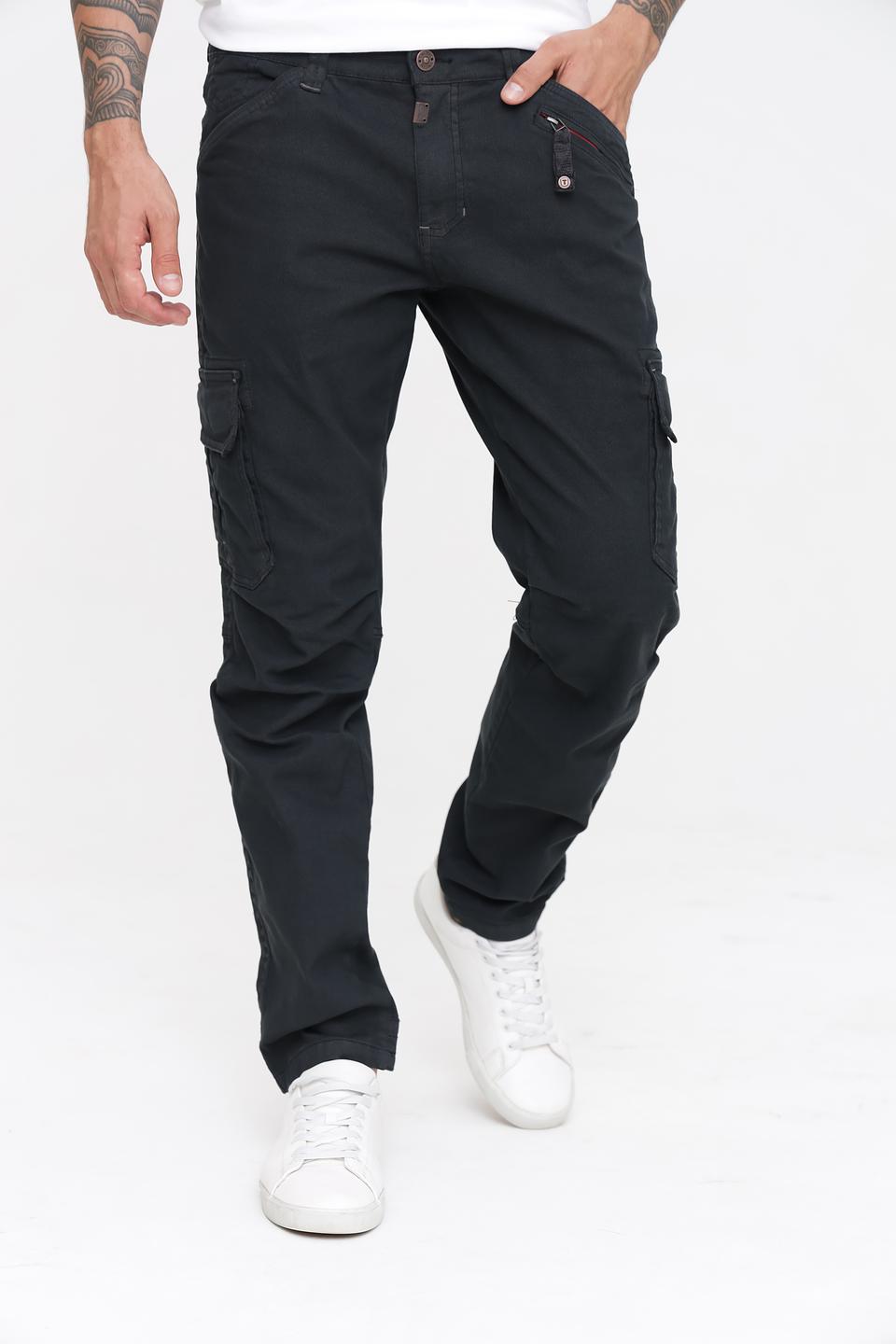 Брюки карго Time Zone чёрные