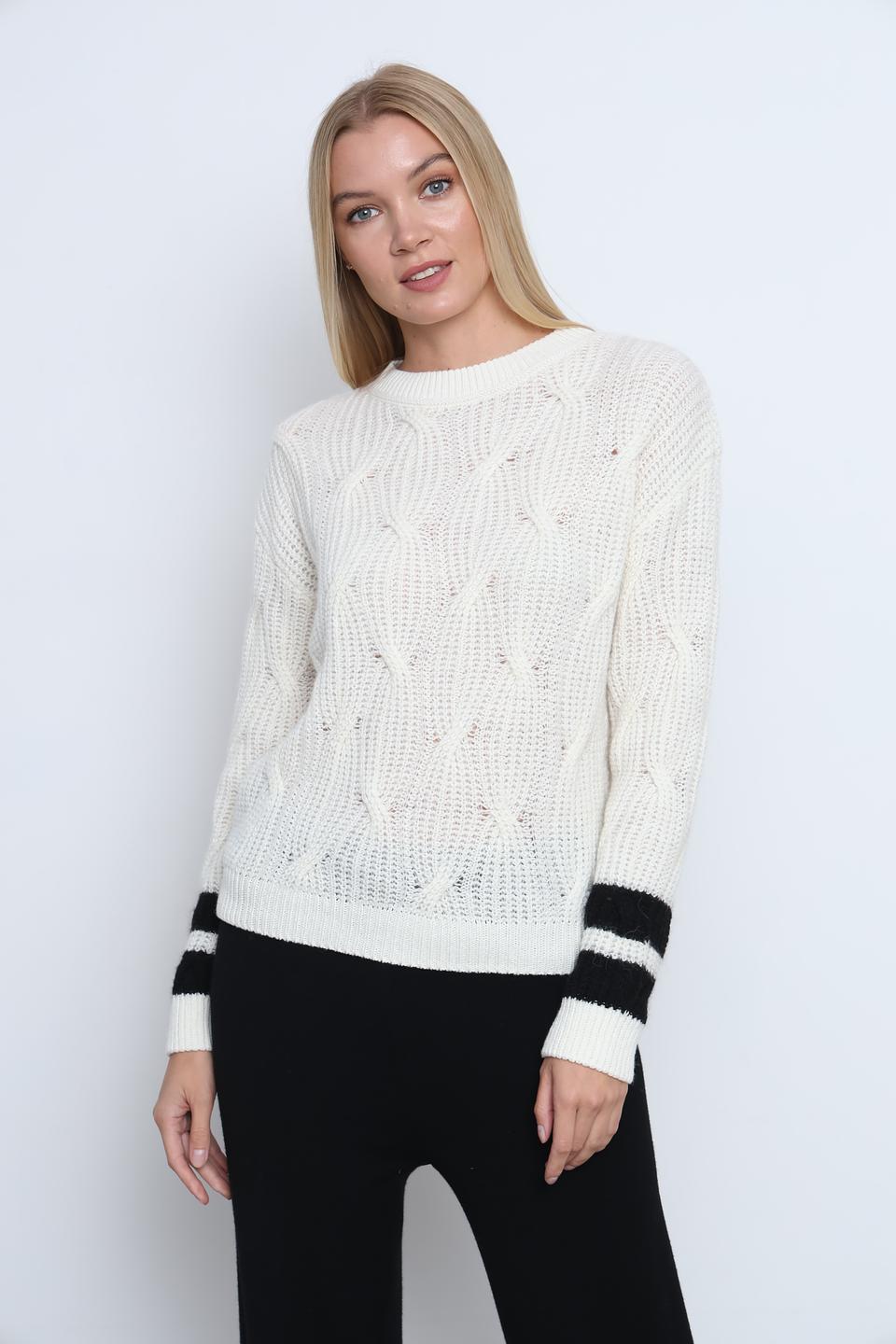 Пуловер Marc Cain с полосками