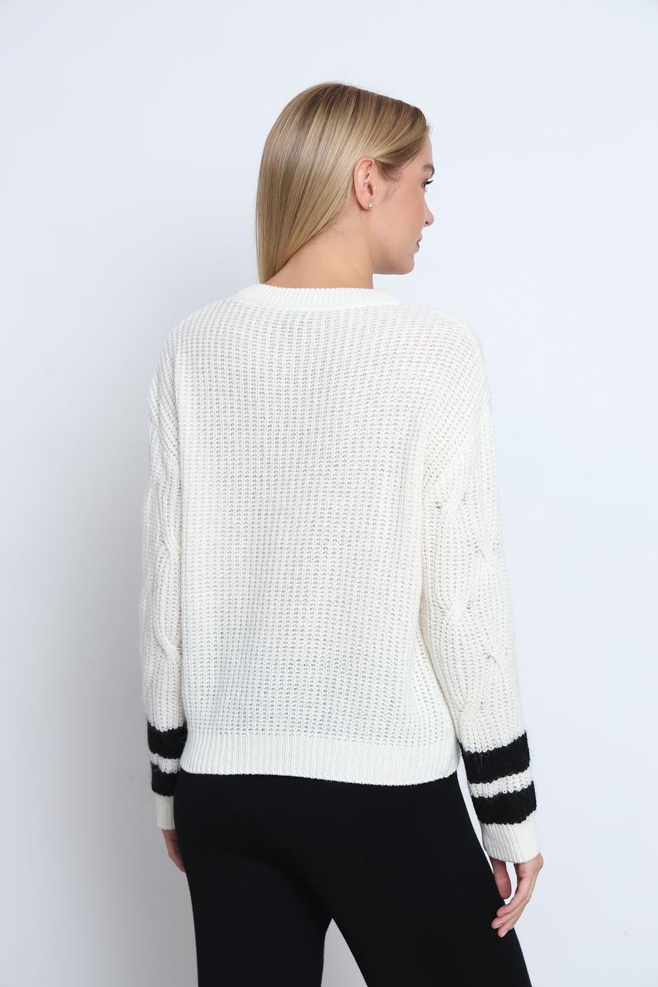 Пуловер Marc Cain с полосками