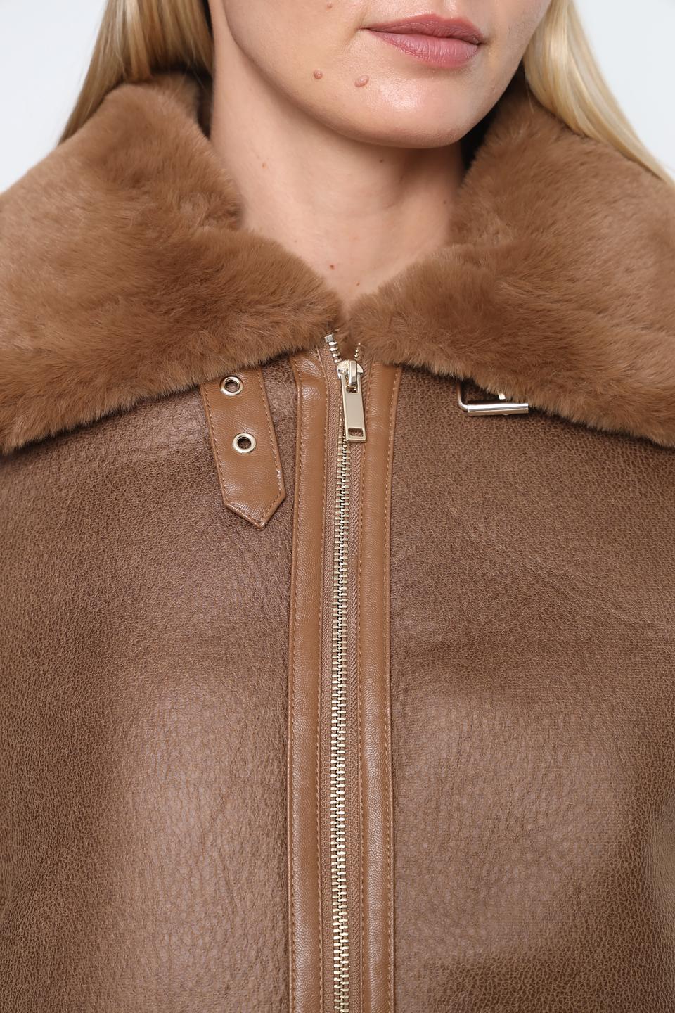 Куртка Taifun дублёнка коричневая