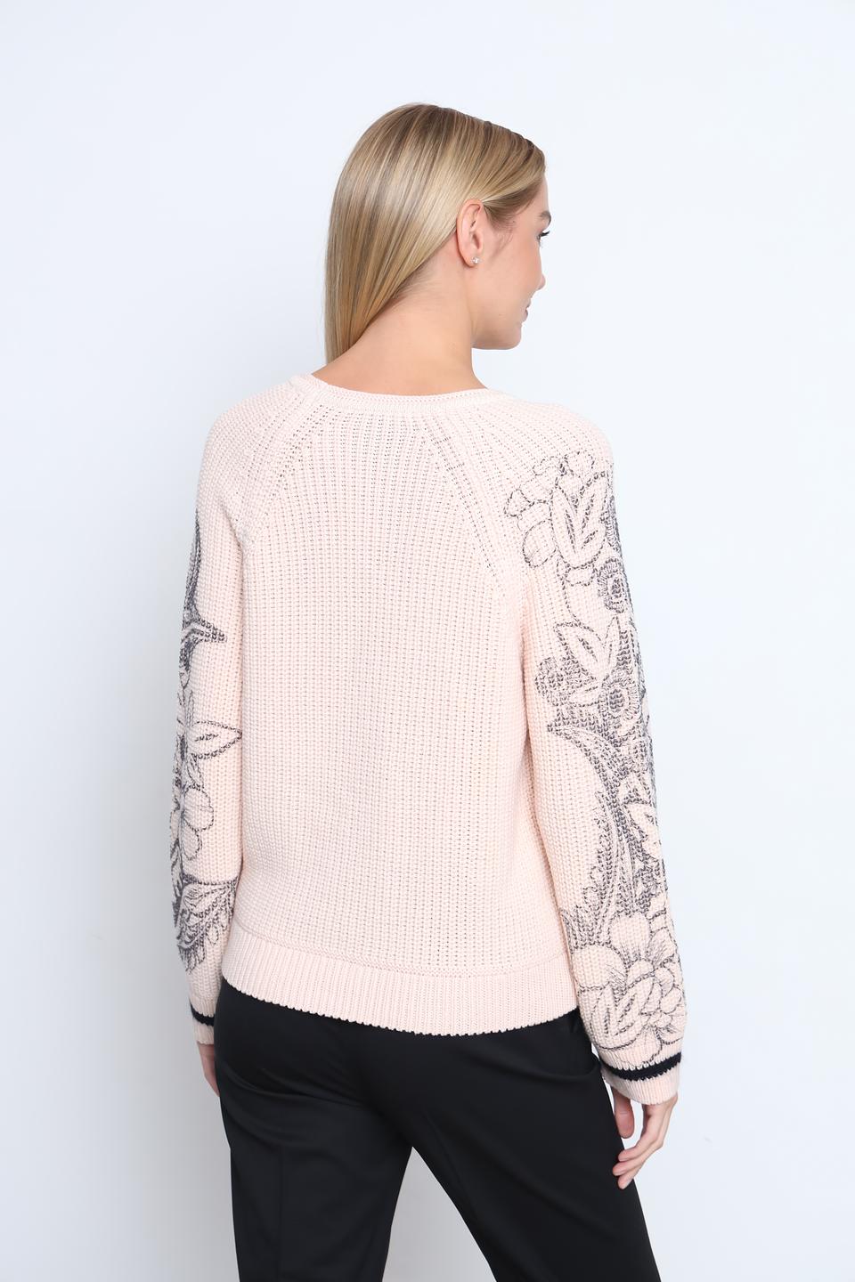 Пуловер Marc Cain с цветочным принтом