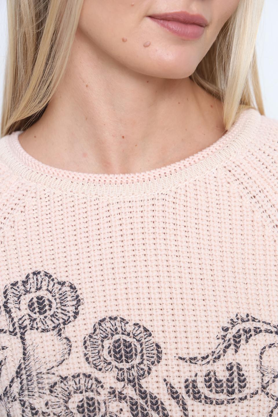 Пуловер Marc Cain с цветочным принтом