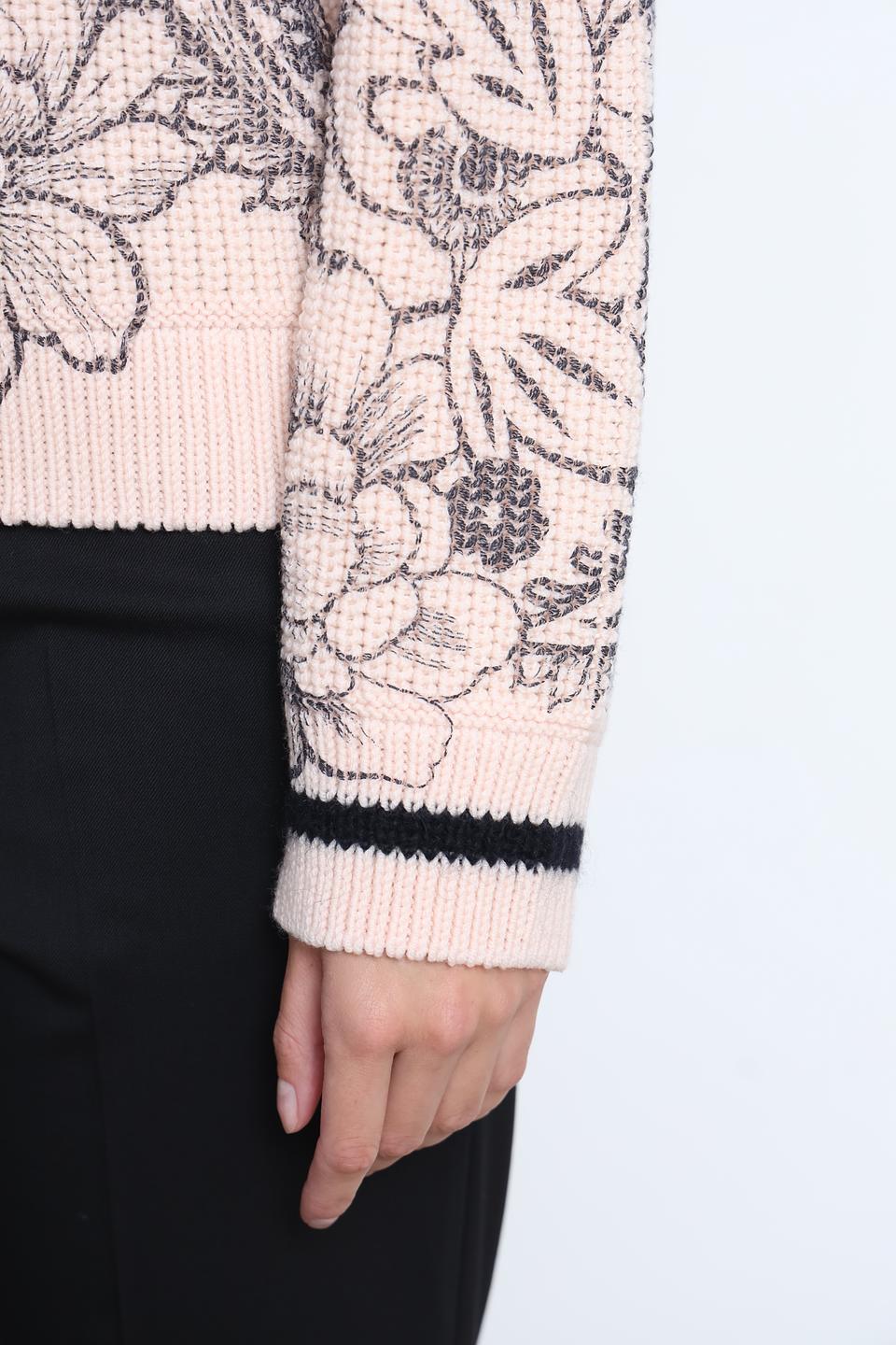 Пуловер Marc Cain с цветочным принтом