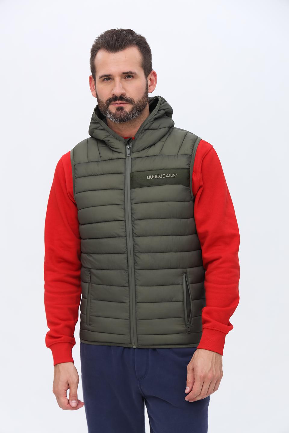 Жилет Liu-Jo стеганый хаки