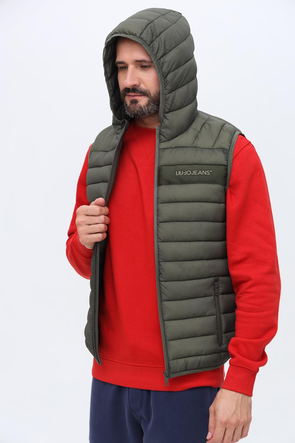 Жилет Liu-Jo стеганый хаки